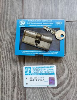 CES Profischließzylinder 35/30 DIN V mit Aufbohrschutz - Köln