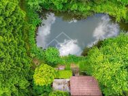 Gartengrundstück mit Teichen und Gartenhaus- ein Refugium für Naturliebhaber - Großerlach