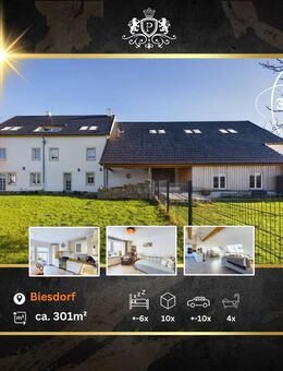 Luxus-Sanierung | Traum für Autoliebhaber | Riesige Garage & Podest | Zwei Wohneinheiten | Teilweise klimatisiert! - Biesdorf