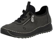 Rieker Sneaker Schnürschuh, Halbschuh, Slipper mit Kontrastnaht