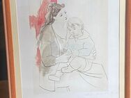 Picasso Lithographie Mutter mit Kind herausgegeben von Marina Picasso - Wiesbaden