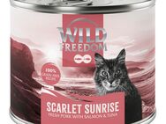 6 x 200 g / 400 g Wild Freedom Adult Red Meat zum Probierpreis! - 6 x 200 g Scarlet Sunrise - Schwein, Lachs & Thunfisch