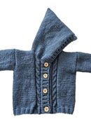 Bio Strickjacke in Blau und der Größe 62/68 in 57223