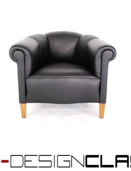 wie neu! 1960s Club Lounge Chair Leder Vintage Sessel kompl.restauriert Polsterung u. Bezug neu - Hamminkeln Zentrum