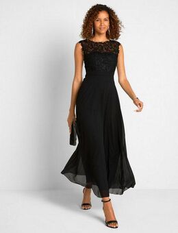 bonprix Maxikleid Maxikleid mit Spitze