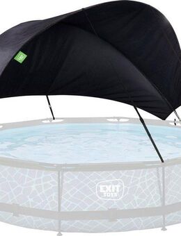 EXIT Poolverdeck Sonnensegel, spendet Schatten beim Baden in der Sommerhitze