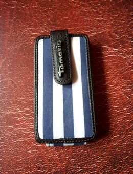 Tamaris Handyhülle blau weiß gestreift Klettverschluss - Frankfurt (Main) Zeilsheim
