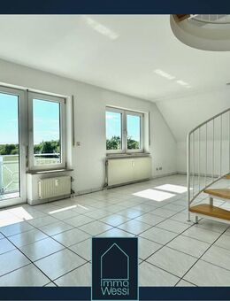 Lichtdurchflutete 3-Zimmer-Maisnonette-Wohnung mit 2 Balkons und TG-Stellplatz in Eggenstein! - Eggenstein-Leopoldshafen