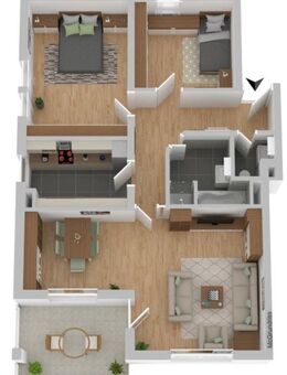 Top Kapitalanlage - vermietete 3-Zimmer Wohnung in bevorzugter Lage WE44 - Heidenheim (Brenz)