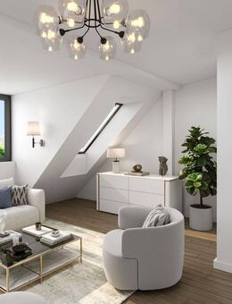 Moderne Dachgeschosswohnung mit Wohnküche - ideal für Singles & Paare - Berlin