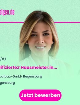 Qualifizierte:r Hausmeister:in / Technische:r Gebäudeverwalter:in (w/m/d) - Regensburg