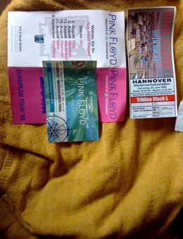 Eintrittskarten Konzert Pink Floyd 1988 und 1994 Hannover - Hannover