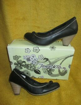 NEU im Original Karton * Edel * Business * Freizeit * Anlass * Leder * High Heels * Pumps * Schuhe "Jane Klain" Gr. 37/ 4 * schwarz * black * - Riedlingen