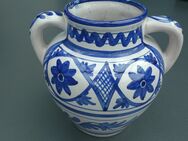 Schöne Vase aus Keramik, Handarbeit von DOMINGO PUNTER, signiertes Unikat - Schwabach