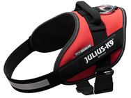JULIUS-K9 IDC®-Powergeschirr - rot - Größe M: Brustumfang 58 - 76 cm