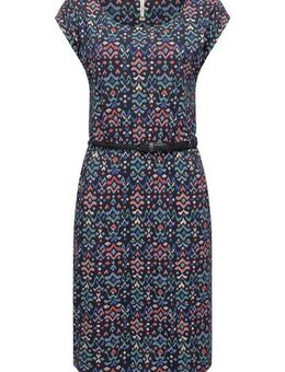 Ragwear Shirtkleid Lilithe Ikat stylisches Damen Sommerkleid mit Taillengürtel