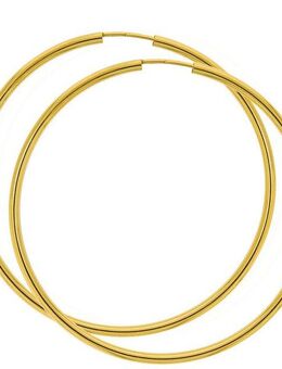 Vivance Paar Creolen 585/- Gelbgold glanz 50 mm