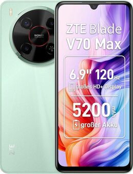 ZTE Blade V70 Max Smartphone (17,53 cm/6,9 Zoll, 128 GB Speicherplatz, 50 MP Kamera)