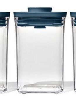 OXO Good Grips Aufbewahrungssystem POP-DOSEN, Kunststoff, (Set, 6-tlg), (3 Dosen, 3 Deckel)