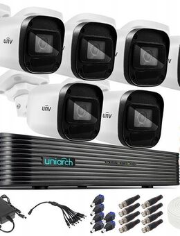 Uniarch 2MPX-AHD-KIT-8 mit 6 Full-HD-IR-Kameras zur Überwachung Überwachungskamera Full HD 1080p-Überwachungsset mit 6 AHD-TVI-Kameras OUTDOOR-APP CCTV IOS Android - Wuppertal