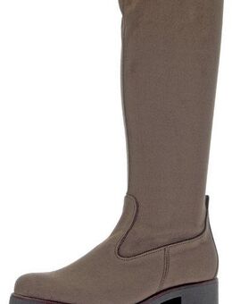 Gabor Stiefel, Blockabsatz, Plateau, Langschaftstiefel, mit XS-Stretch-Schaft