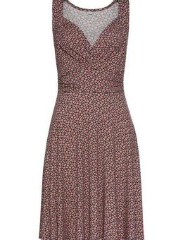 Vivance Jerseykleid mit Alloverdruck in Wickeloptik, Sommerkleid, Strandkleid, casual-chic