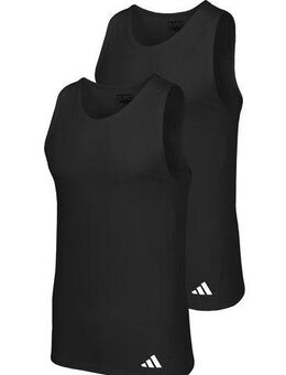 adidas Sportswear Achselhemd "Active Flex Cotton Ergonomic" (2er Pack) mit belüfteter Netzpasse am Rücken