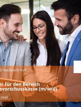 Mitarbeiter für den Bereich Unterhaltsvorschusskasse (m/w/d) - Schwäbisch Hall
