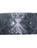 Clutch UNIKAT schwarz Seide NEU in 66111