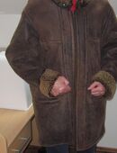 Lederkurzmantel bzw. Langjacke, Lammfell in 52222