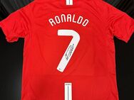 Trikot rot CRISTIANO RONALDO handsigniert signiert BAS-Authentifizierung - Berlin