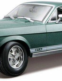Maisto® Sammlerauto Ford Mustang GTA Fliessheck67, 1:18, grün, Maßstab 1:18, aus Metallspritzguss