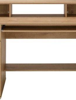 VOGL Möbelfabrik Schreibtisch Timra mit Monitoraufsatz, Tastaturauszug & Towerfach, Breite 154 oder 178 cm, Made in Germany