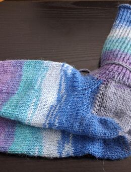 Verkaufe selbstgestrickte Wollsocken. Größe 40 / 41 - Rastatt