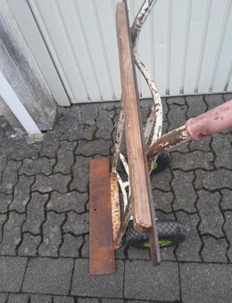 Stabile alte Sackkarre Transportkarre aus Stahlrohr Verbreitert auf 60 cm - Waldbröl