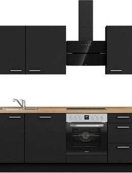 nobilia® Küchenzeile "Touch II", vormontiert, Ausrichtung wählbar, Breite 210 cm, wahlw. mit E-Geräten