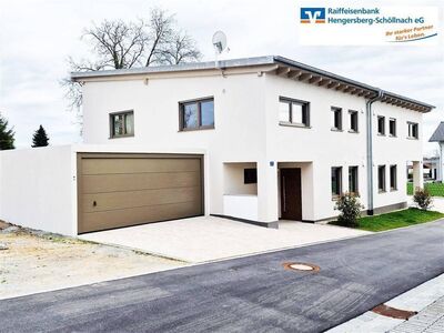 Neubau Doppelhaushälfte mit Terrasse/Garten, Doppelgarage - zentrales, nachhaltiges Wohnen in Hengersberg - PROVISIONSFREI!!!