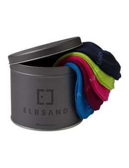 Elbsand Socken (Dose, 5-Paar) verpackt in praktischer Metalldose
