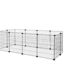 Lionto Freilaufgehege aus Metall - L 144 x B 74 x H 46 cm