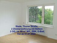 Stade, Thuner Straße, 2 Zimmerwohnung mit Balkon - Stade (Hansestadt)