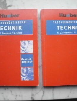 Taschenwörterbücher Technik Englisch-Deutsch+Deutsch-Englisch. Freeman, Glass zus. 5,- - Flensburg