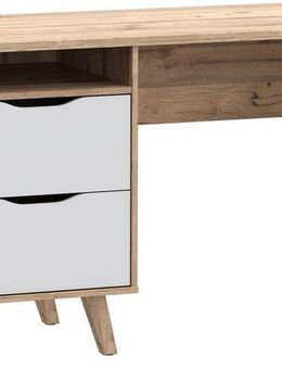 FORTE Schreibtisch, B/H/T 119,7/73,5/52,7 cm, Grifflos