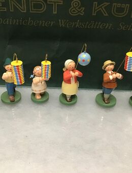 Wendt & Kühn guterhaltener Satz 6 Lampionkinder / Laternenkinder Erzgebirge - Meerbusch