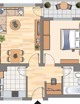 2-Zimmer-Wohnung in Dortmund Wickede-mit Renovierungsgutschein im Wert von 500,00 EUR - Dortmund