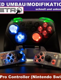 Nintendo Switch LED-Kit Umbau für Pro Controller - Beleuchtung - Hainichen Zentrum