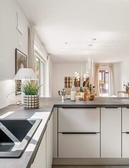 3 Zimmer-Wohnung mit eigenem Garten, Einbauküche, Full-Smart-Home und Tiefgaragenstellplatz - Wiesbaden