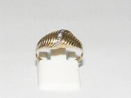 Ring Gold 333er Diamant 8 kt Goldringe Bandring 2160 - Neumarkt (Oberpfalz) Zentrum