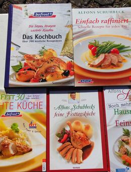Alfons Schuhbeck+Bofrost 5 Kochbücher zus. 7,- Rezepte - Flensburg