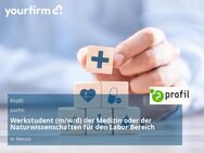 Werkstudent (m/w/d) der Medizin oder der Naturwissenschaften für den Labor Bereich - Neuss