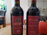 12 Kartons mit je 6 Flaschen = 72 Flaschen je 0,75l Rotwein Doppio Tratto Primitivo Puglia - Ober-Olm